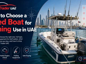 Used fishing boat in UAE waters with anglers on board