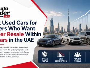 Popular used cars in the UAE known for strong resale value within three years