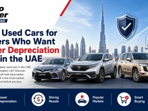 Line-up of popular used SUVs and sedans in the UAE that hold their value well
