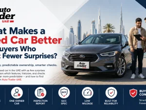 Used cars parked in the UAE, representing reliable options for buyers who want fewer surprises