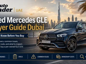 Used Mercedes GLE luxury SUV parked in Dubai