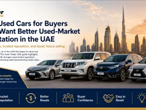 Popular used SUV and sedan models with strong resale reputation in the UAE
