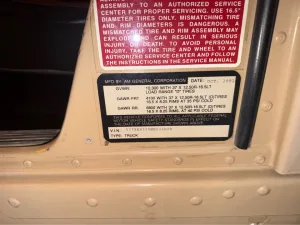 1992 Hummer H1 No Trim