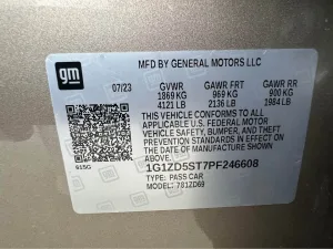 2023 Chevrolet Malibu LS